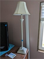 Tall White Table Lamp (Shop- Room 1)