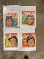 Paper baseball cards