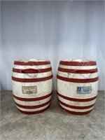 Vintage Styrofoam Barrel Coolers