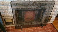 Brass Fire Place Mesh