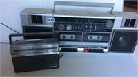 Vintage Sanyo Stereo and Panasonic Portables