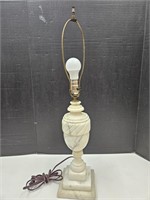 Marble Table Lamp & Extra Marble