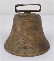 Antique Brass Cow Bell