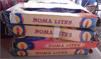 4 boxes of Noma Lites Christmas lights