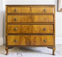 Four-Drawer Dresser, Mid 20th Century