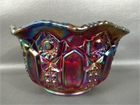 Vintage L.E. Smith Carnival Glass Bowl