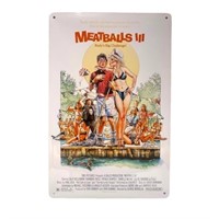 Meatballs III Movie poster tin, 8x12, come in