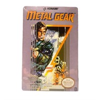 Metal Gear Nintendo Video game cover art tin,