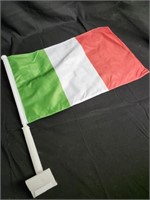Italy Novelty Car Window Flag 12"x18"