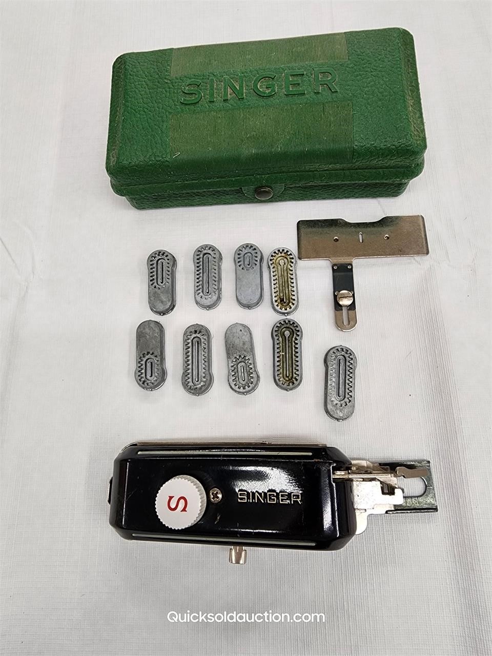 Vintage Singer Buttonholer Model # 160506 &