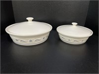 2-Longaberger Covered Dishes