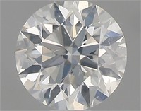 Gia Certified Round Cut .34ct Si2 Diamond
