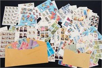 Part Sheet and Single US Stamps Uncancelled