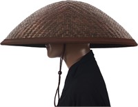 Pack of 2 Handmade Bamboo Hat (19.7 x 7).