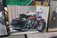 HARLEY DAVIDSON PUZZLE FRAMED