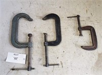 (3) C-Clamps