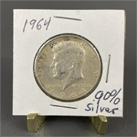 1964 Kennedy Half Dollar (90% Silver)