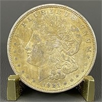 1921-D Morgan Silver Dollar (90% Silver)