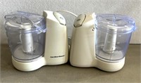 2 Hamilton beach blenders