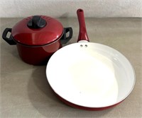 Pot and frying pan