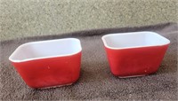 Pair of Vintage Pyrex Small Dish