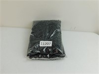 6mm Bicone Beads - 2 Huge Bags - Black