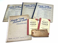 Vintage John Deere Handy Farm Account Books and