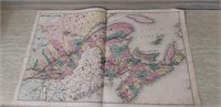 Antique Map of Canada (Eastern Sheet, Maritimes)