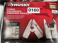 HUSKY SAWHORSES BRACKETS RETAIL $20