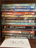 DVD lot; mixed titles