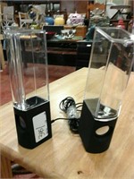 Music activated water speakers