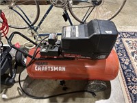 Running craftsman air compressor