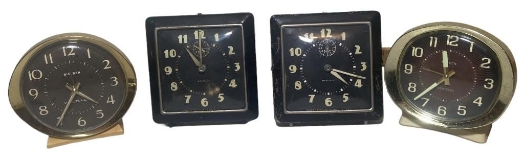 Vintage Westclox Alarm Clocks