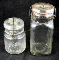 Perfect Seal Glass Wire Quart Jar & Ball Pint Jar
