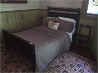 ARTS & CRAFTS DOUBLE BEDSTEAD