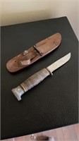 KABAR knife with sheath