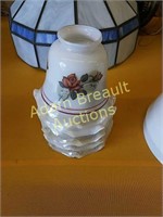 (5) vintage 5 in porcelain decorative Globes