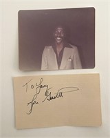 Louis Gossett Jr. photo and original signature