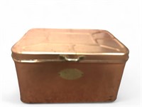 Vintage Copper Tone Bread Canister