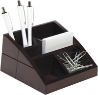 2 Pack Realspace(TM) Wood Desk Organizer x4