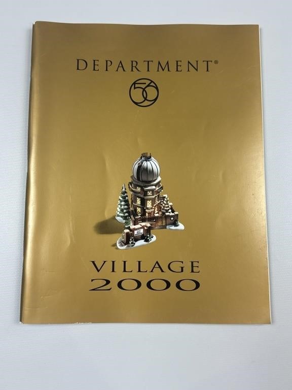 Department 56 Village 2000 catalog - leading