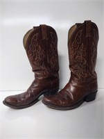 Justin Brown Leather Boots - 8M