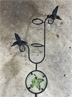 Hummingbird yard ornament