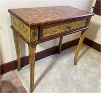 Hall or Console Table with Decorative Paint Finish