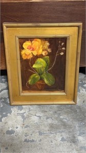 Oil on Canvas of Flowers