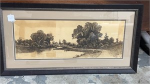 Framed Print of Lake