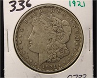 1921 MORGAN DOLLAR COIN