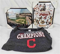 Cleveland Indians Plaques & 2016 Ws T-shirt