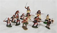 Lot Of Revolutionary Soldier & Indian Figures