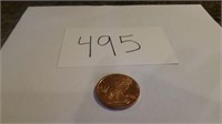 2011 WALKING LIBERTY COPPER COIN .999 FINE